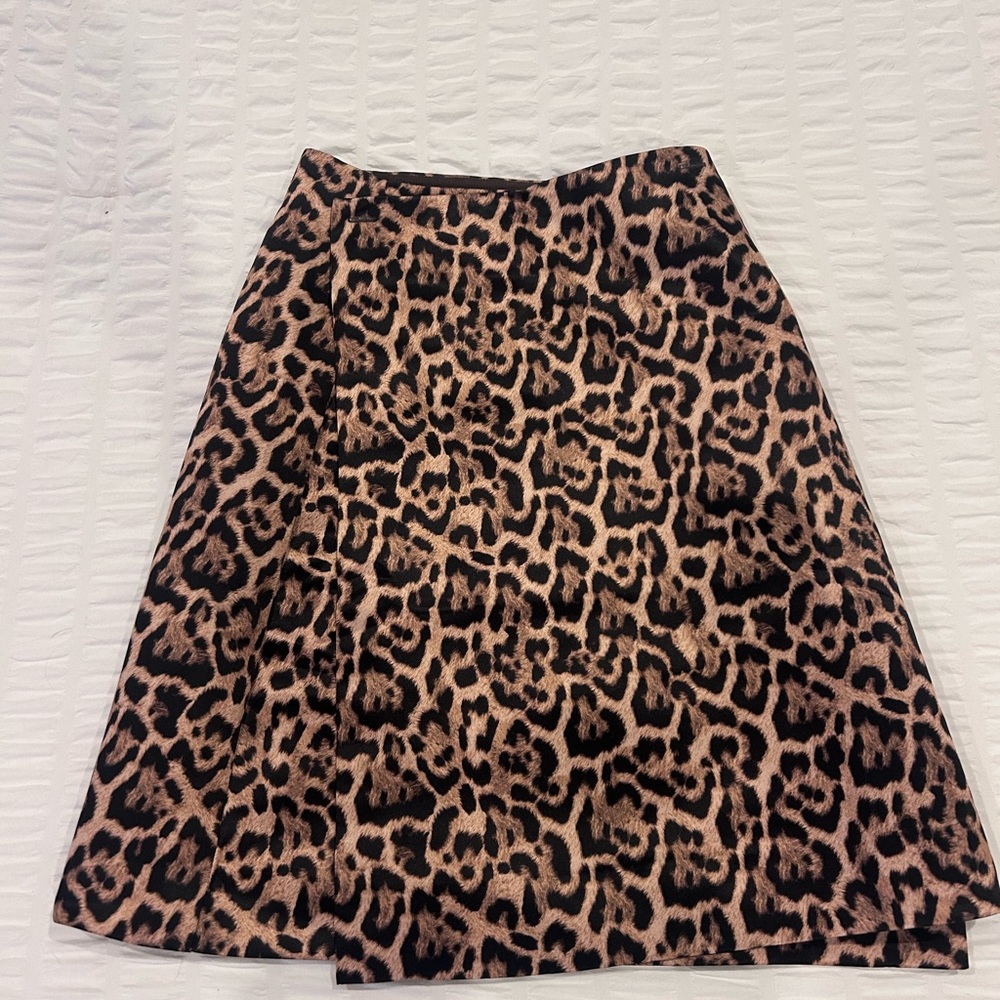Leopard Print A-Line Wrap